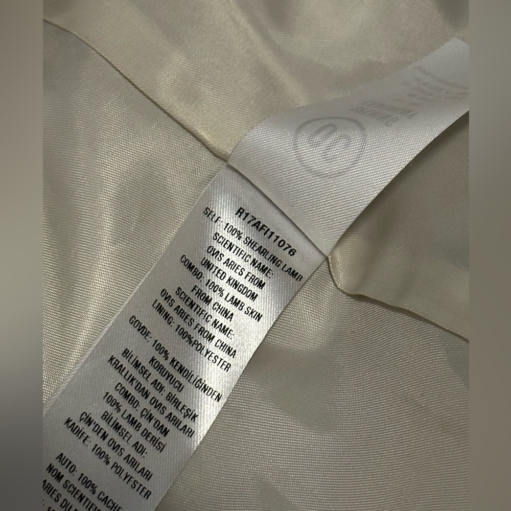 RARE OPENING CEREMONY Patchwork Shearling Jacket … - image 11